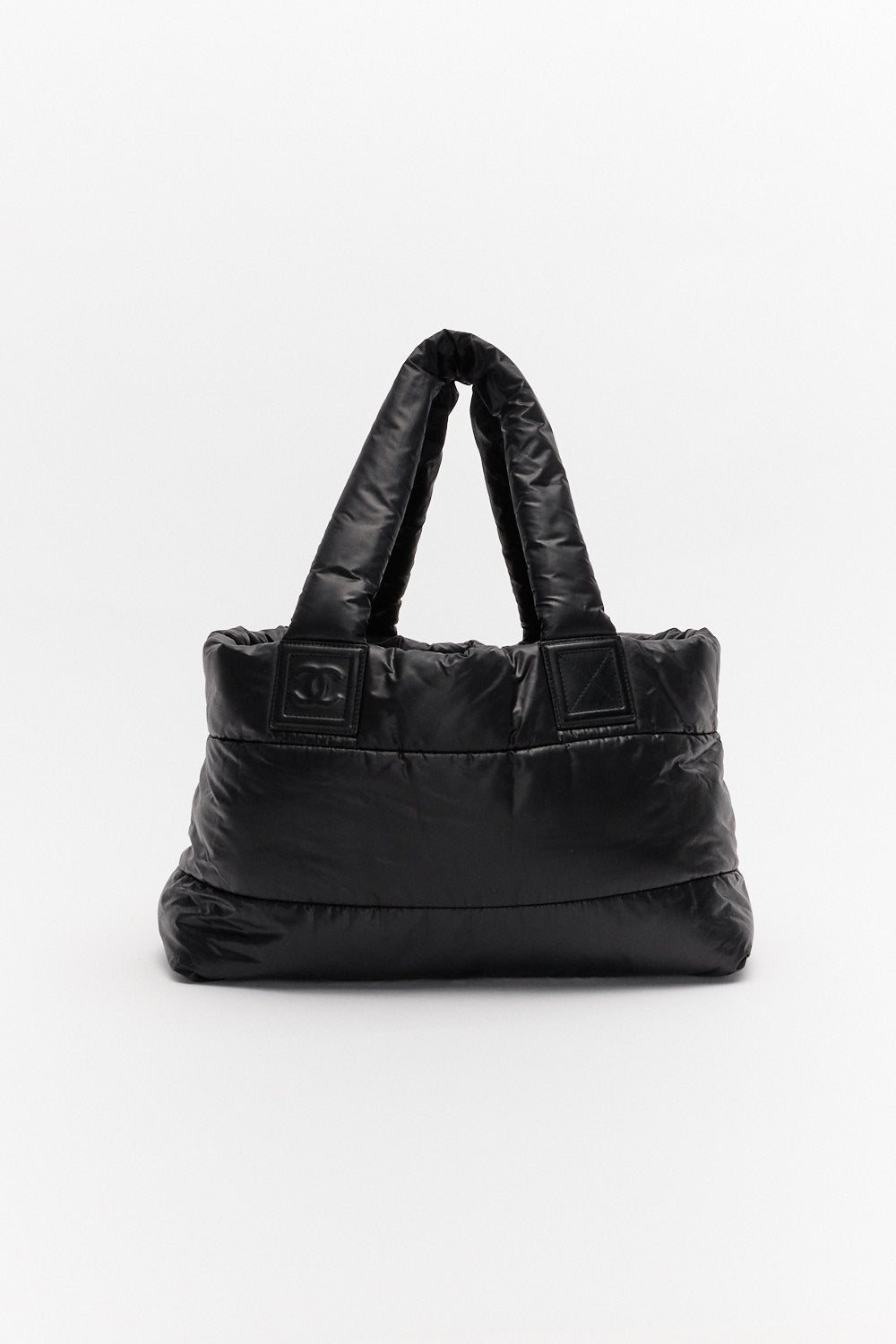 Chanel Tote Bag Coco Cocoon Black Nylon