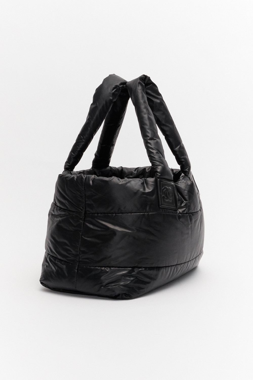 Chanel Tote Bag Coco Cocoon Black Nylon