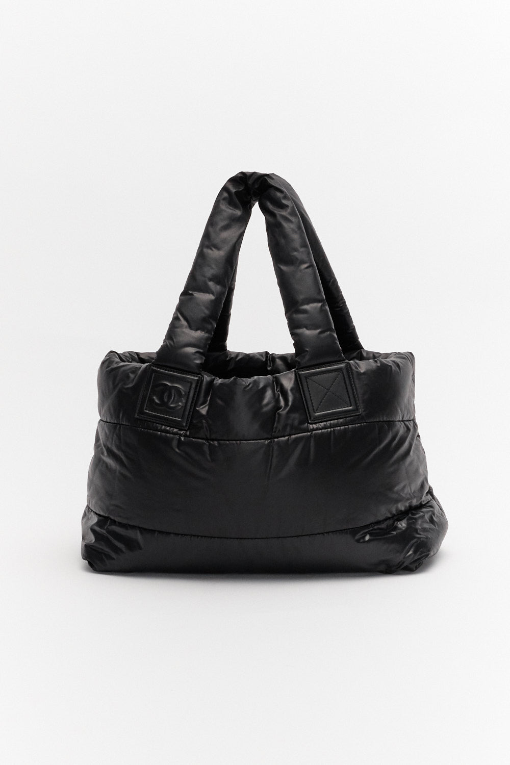 Chanel Tote Bag Coco Cocoon Black Nylon