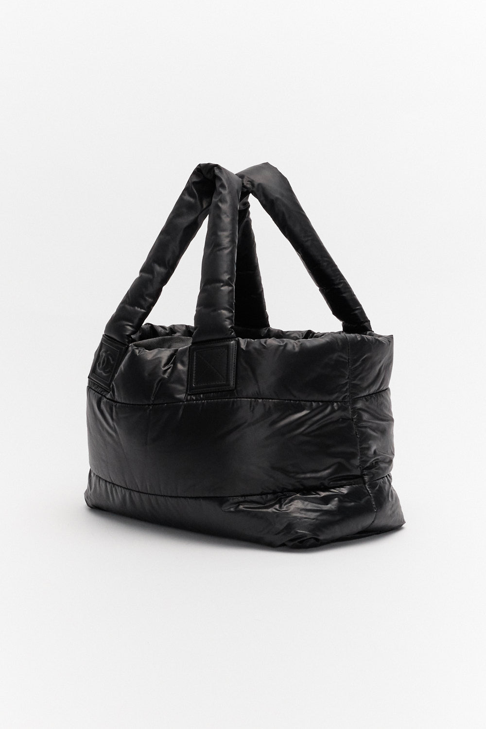 Chanel Tote Bag Coco Cocoon Black Nylon