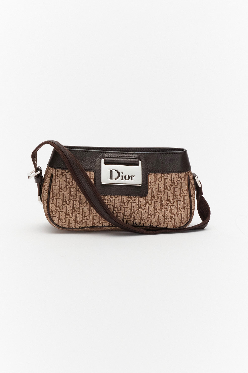 Christian Dior Vintage Canvas Mini Columbus Bag