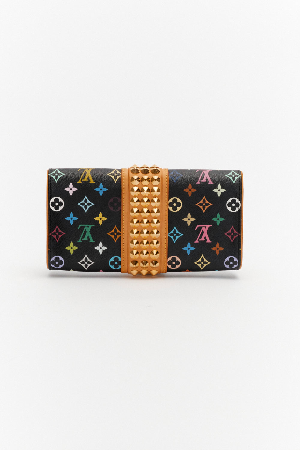 Louis Vuitton Black Monogram Multicolor Courtney Clutch Bag