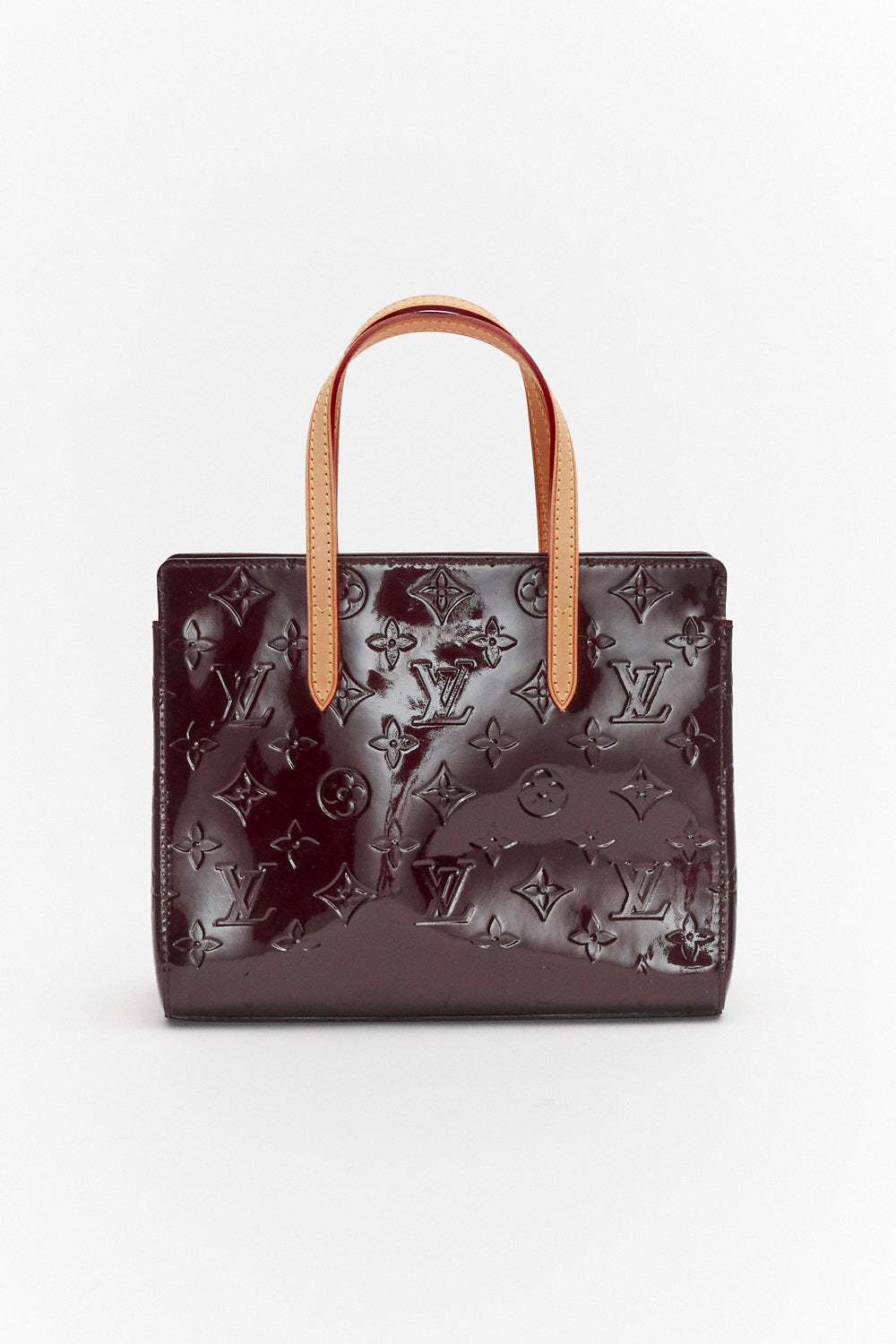 Louis Vuitton Catalina Amarante Vernis Monogram Hand Bag