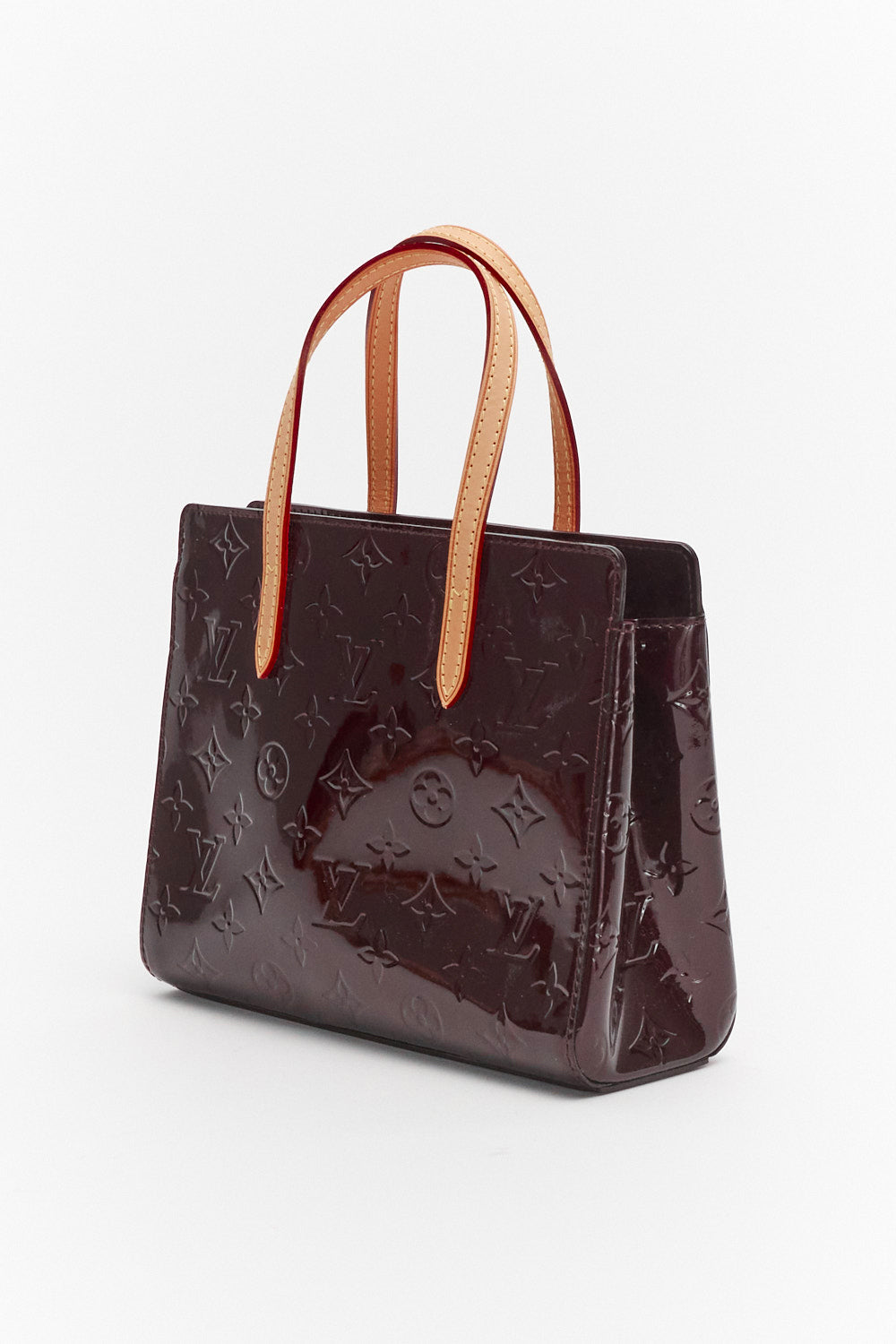 Louis Vuitton Catalina Amarante Vernis Monogram Hand Bag