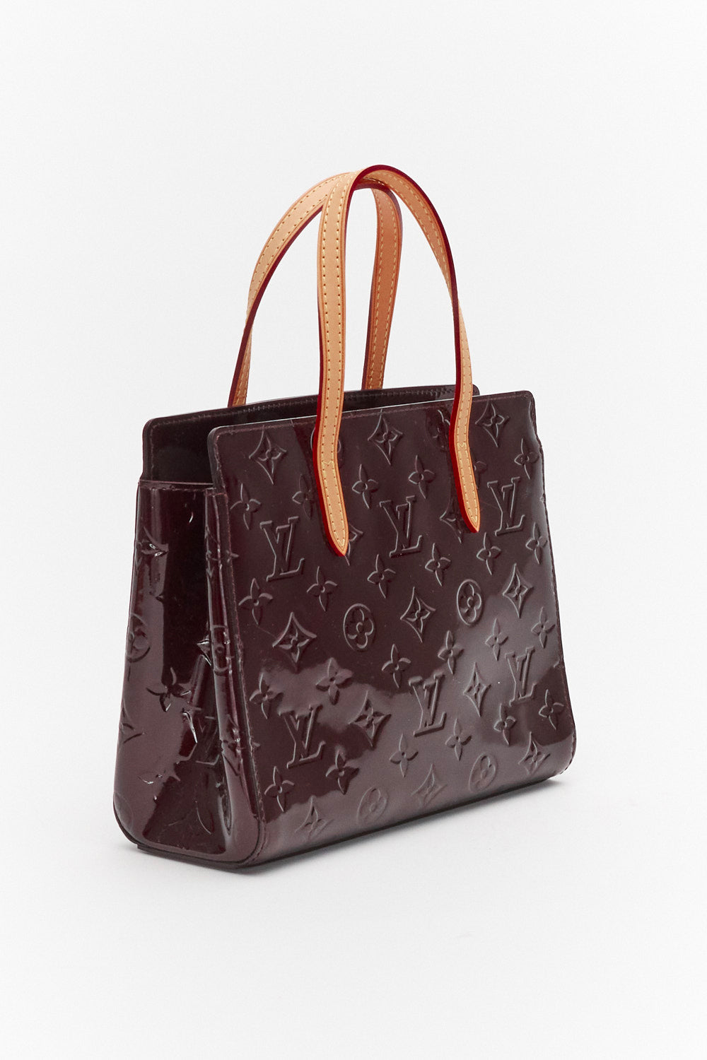 Louis Vuitton Catalina Amarante Vernis Monogram Hand Bag