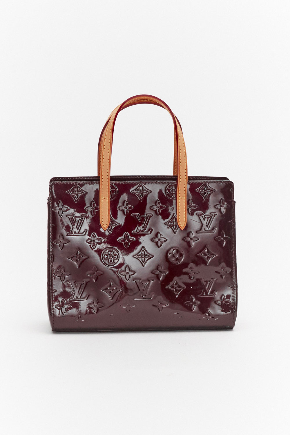 Louis Vuitton Catalina Amarante Vernis Monogram Hand Bag