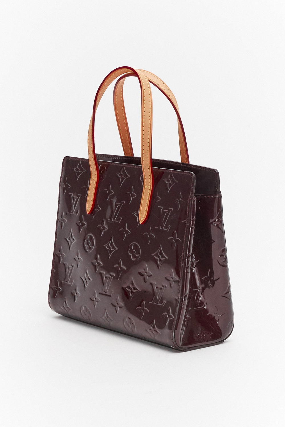 Louis Vuitton Catalina Amarante Vernis Monogram Hand Bag