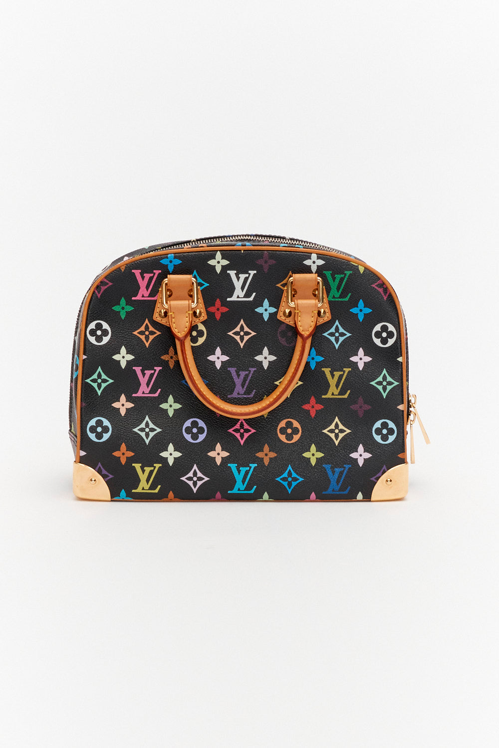 Louis Vuitton Black Monogram Multicolor Trouville Bag