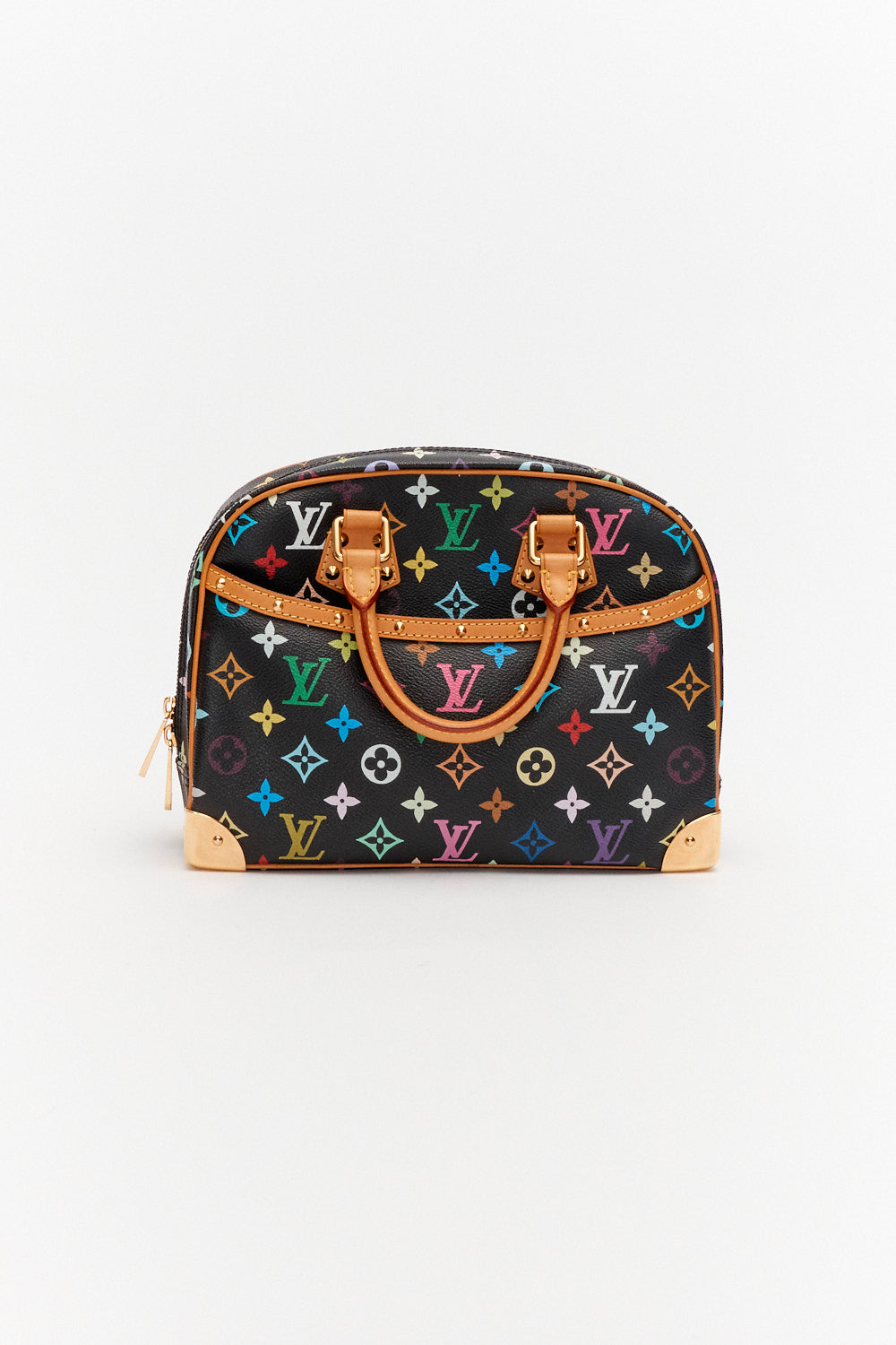 Louis Vuitton Black Monogram Multicolor Trouville Bag