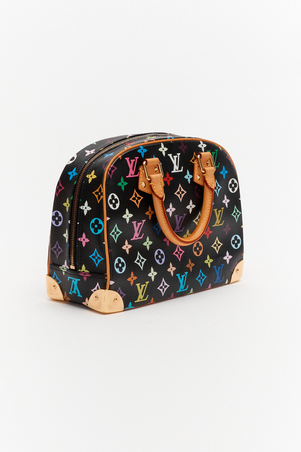 Louis Vuitton Black Monogram Multicolor Trouville Bag