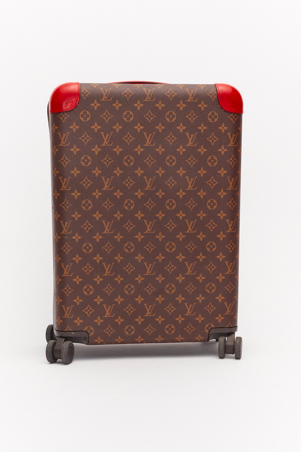 Louis Vuitton Monogram Canvas Coquelicot Leather Horizon 55 Rolling Suitcase