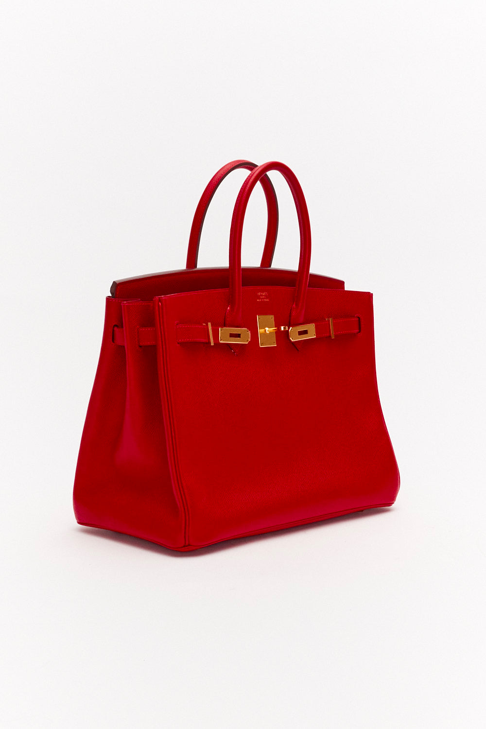 Hermès Birkin 35cm in Rouge Casaque Epsom Leather with Gold Hardware