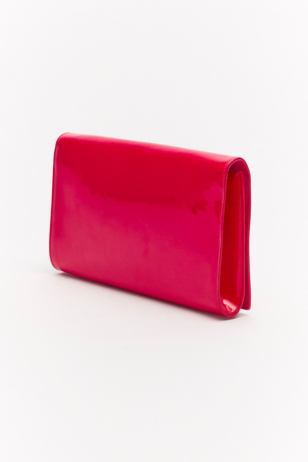 Yves Saint Laurent Belle de Jour Pink Patent Leather Clutch