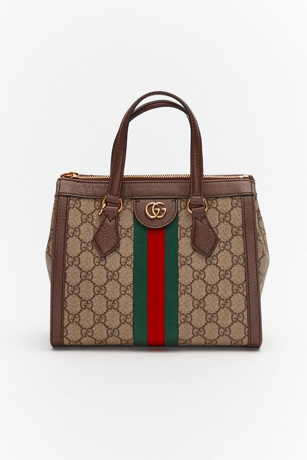 Gucci Original GG Supreme Canvas Ophidia Tote Small