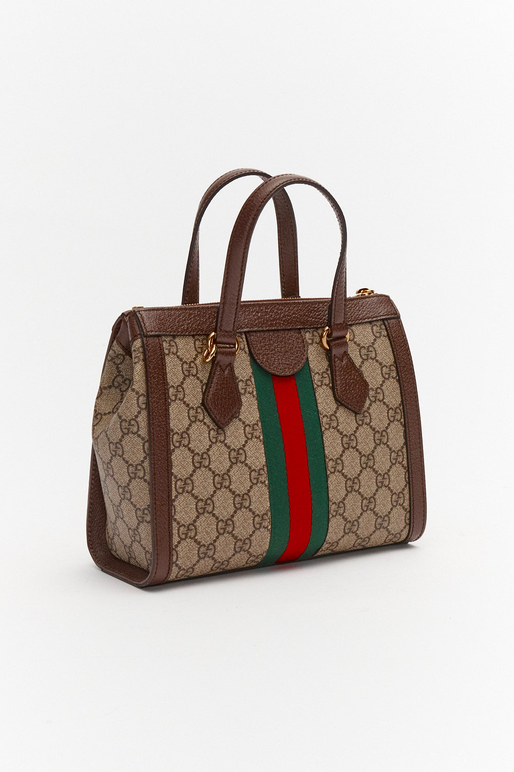 Gucci Original GG Supreme Canvas Ophidia Tote Small