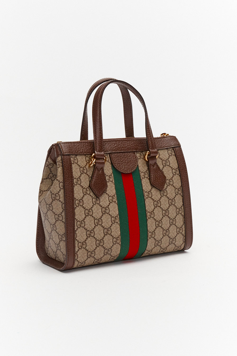 Gucci Original GG Supreme Canvas Ophidia Tote Small