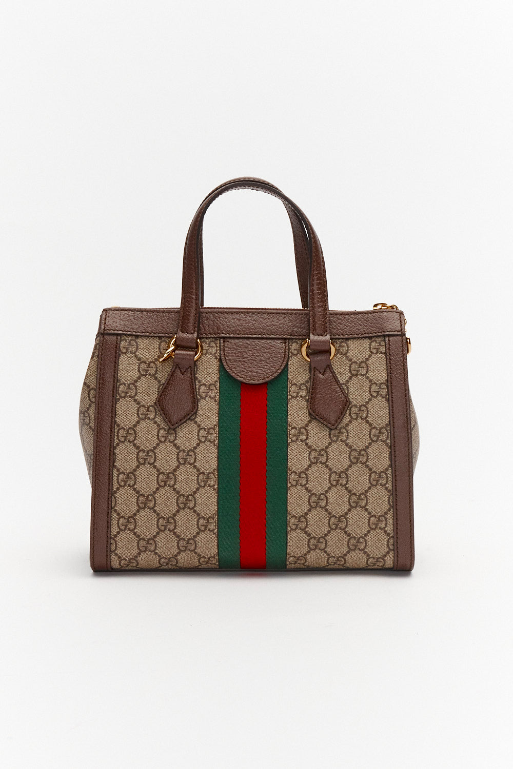 Gucci Original GG Supreme Canvas Ophidia Tote Small