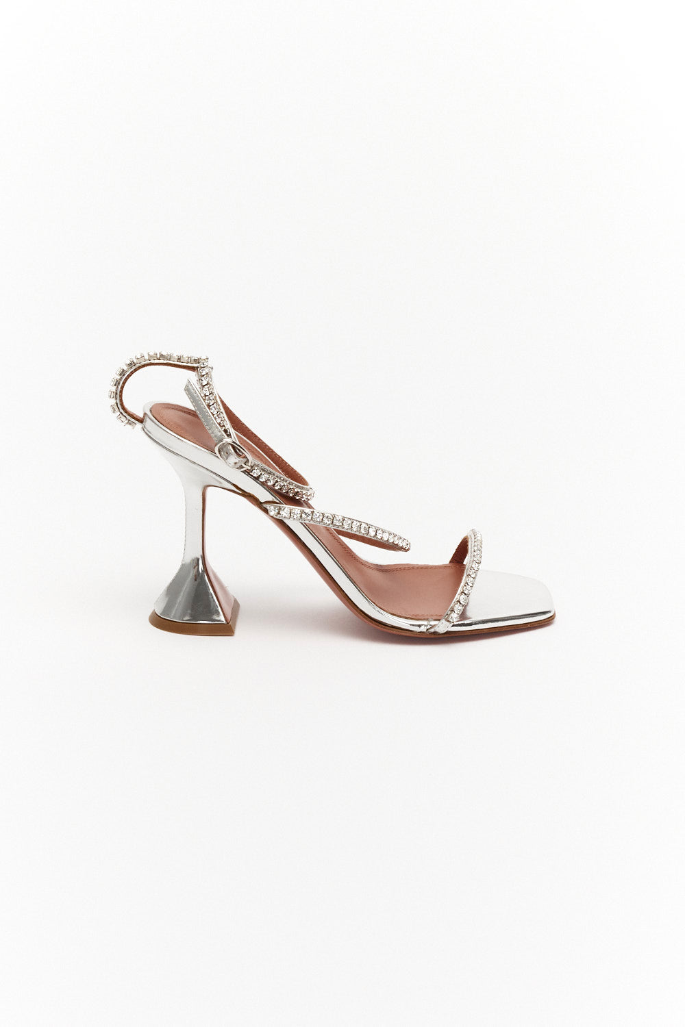 Amina Muaddi Gilda Crystal Strappy Sandal