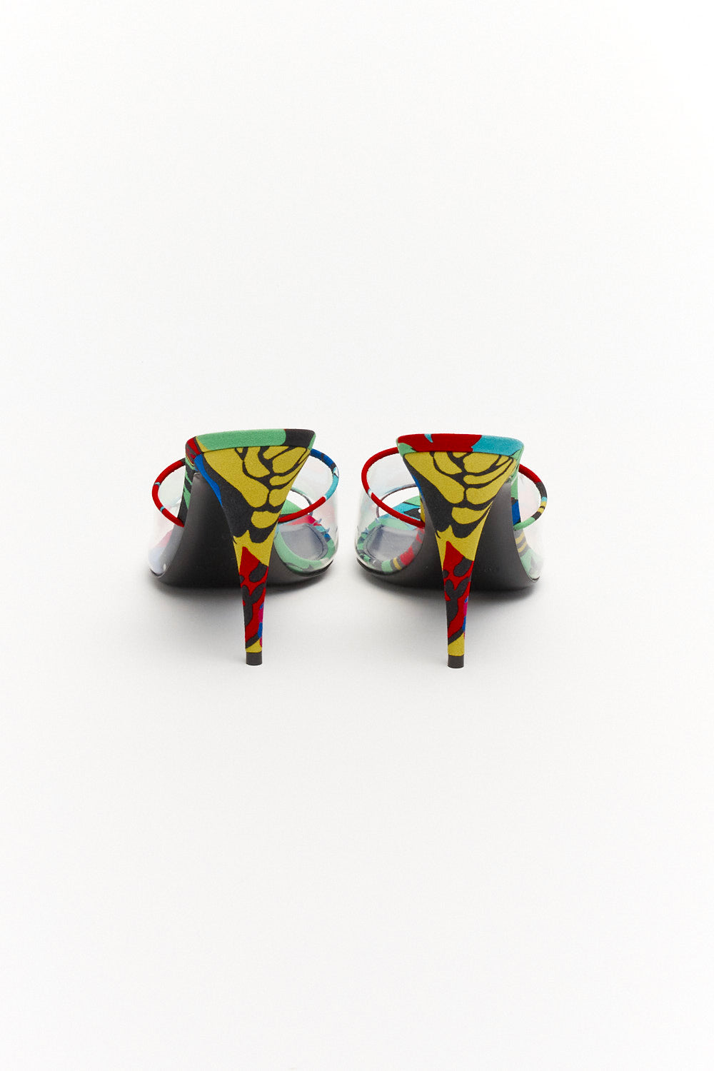 Saint Laurent Multicolor Lolita Heeled Mules