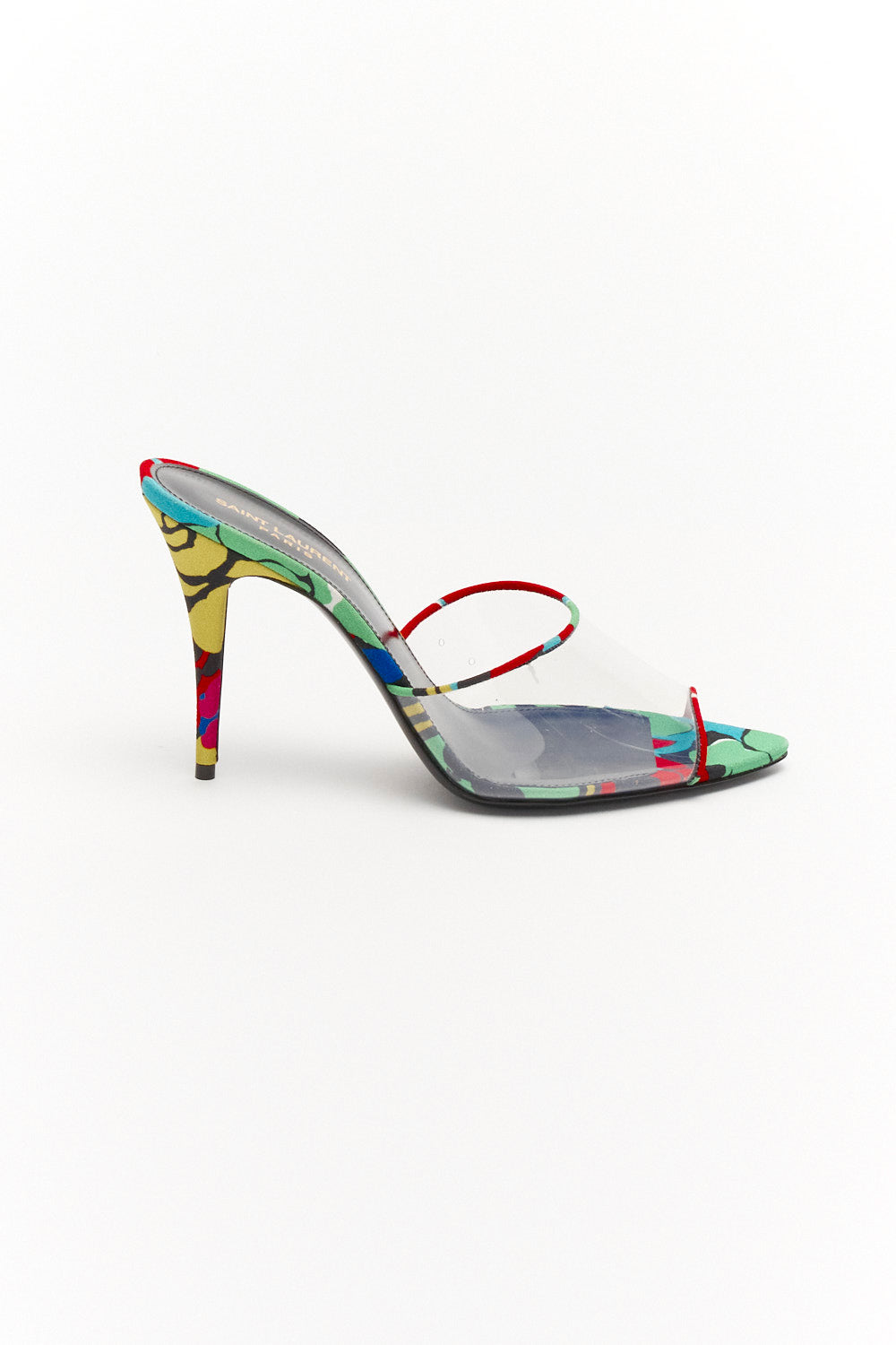 Saint Laurent Multicolor Lolita Heeled Mules